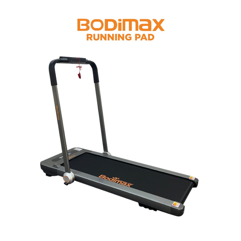 Bodimax running pad, treadmill tanpa pegangan