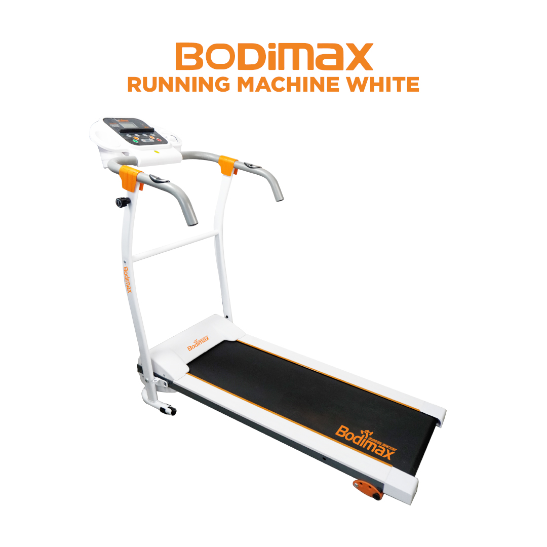 Treadmill Elektrik NEW BODIMAX RUNNING MACHINE WHITE