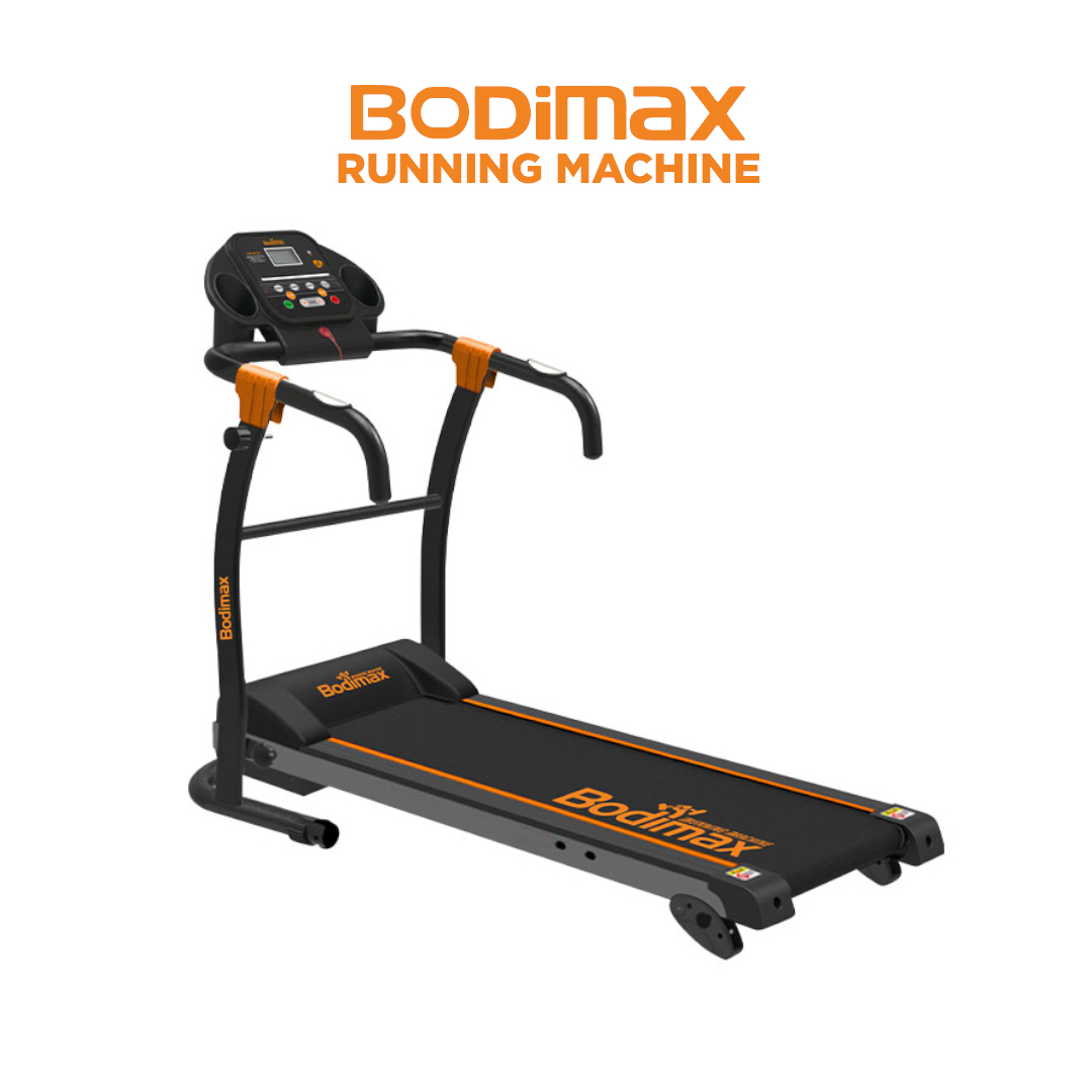 Treadmill Elektrik NEW BODIMAX RUNNING MACHINE BLACK