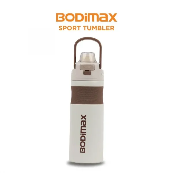 BODIMAX ONE TOUCH CLIP TUMBLER WHITE