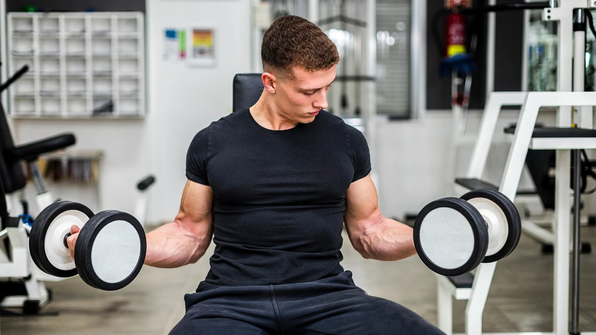 Seated Biceps Curl