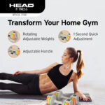 HEAD Rainbow Adjustable Dumbbell - 12 kg - Image 3