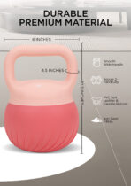 BODIMAX SILICONE KETTLEBELL 8kg / Soft Kettlebell / Dumbbell Lembut / Kettlebell Pasir / Tidak Mudah Bau - Image 5