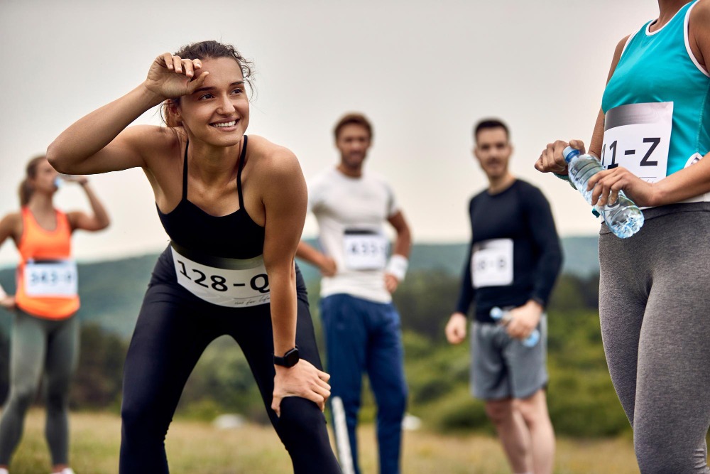 berhenti sejenak dari lari marathon