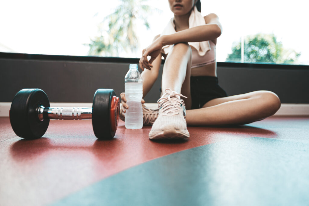 Latihan dumbbell di rumah